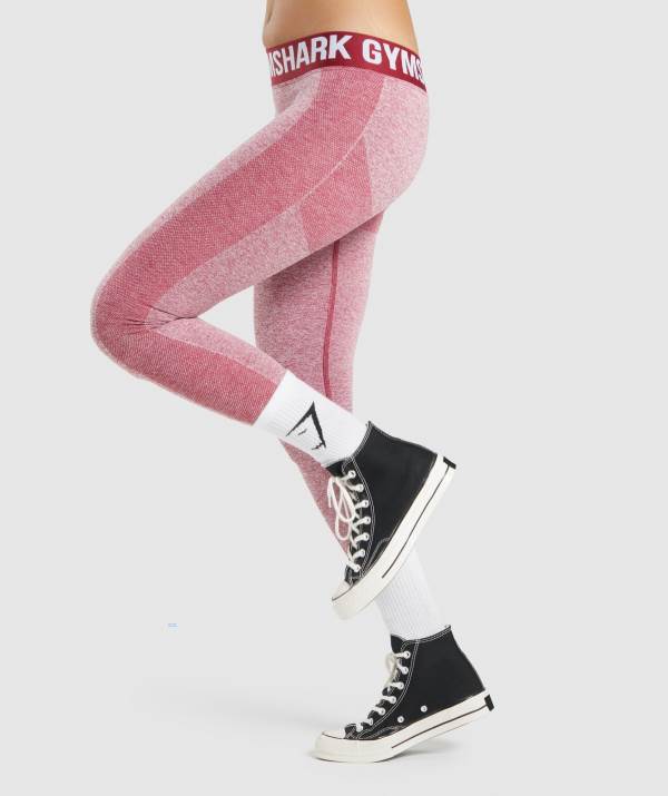 Damske Legíny Gymshark Flex Low Rise Ruzove | FO7590134